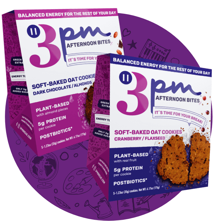 3pm Afternoon Bites flavor boxes